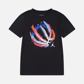 Resim Nike Jordan Basketball Fire ''A Pictorial Chart'' Short-Sleeve Çocuk Tişört 