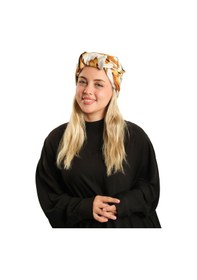 Resim Hürrem Bone Siyah Pratik Hazır Geçmeli Tesettür Bone İpek Desenli 2410 01 Siyah 