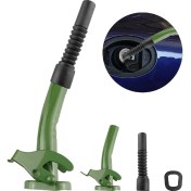 Resim Biterse Metal Dökme Ağzı Yakıt Bidonu Çıkış Borusu Lastik Ağızlı 20 mm Tank Manşonu Metal Bidon 5/10/20 L Benzin Bidonu Için Dökme Ağzı 