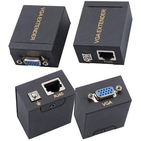 Resim Powermaster VGA CAT5-CAT6 Extender 60Metre Uzatıcı 