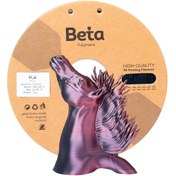 Resim Beta Filament Beta PLA-Magic Silk Filament Black Red 