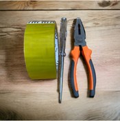 Resim SERMER PAZARLAMA 3 LÜ SET 1 ADET PENSE 1 ADET KONTROL KALEMİ 1 ADET 100 MET RE KOLİ BANDI 