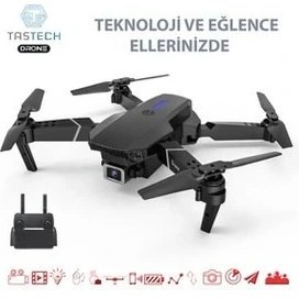 Resim Çift Kameralı Drone LED Işıklı Wifi App ve Uzaktan Kumanda Kontrollü Quadcopter Katlanabilir Şarjlı 