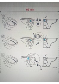 Resim VitrA S40 Kanalsız Rimex Asma Klozet ve Yavaş Kapanan Kapak 