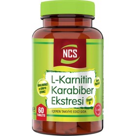 Resim NCS Karabiber Extreli L-Carnitine 60 Tablet 
