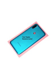 Resim Tkgz Samsung Galaxy Uyumlu M11 Kasa Arka Pil Batarya Kapağı Mavi 