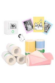 Resim Schulzz Mini Yazıcı Rulosu ,5adet Beyaz Sticker, 3adet Renkli Sticker, 3adet Renkli Rulo 