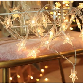 Resim 20 Led Pilli 2 Kademeli Yıldız Led Gün Işığı 3m Tdrtr Çok Renkli 