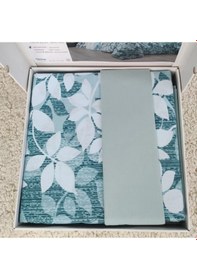 Resim Nevresim Takımı % 100 Cotton Tek Kişilik - Mavi 23309 