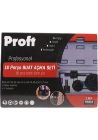 Resim Proft Buat Panç Seti 16lı Mat Siyah 