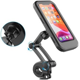 Resim Portatif Universal Scooter Motosiklet Bisiklet Su Geçirmez Waterp Siyah 