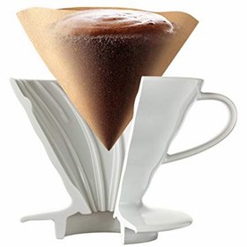 Resim Hype Store V60 02 Seramik Kahve Demleme Seti “Beyaz” 