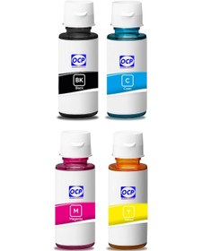 Resim OCP HP Smart Tank 515 Uyumlu Yazıcı Mürekkep Seti 70ml 4 Renk 