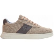 Resim 2197-dakırs Anatomik Tabanlı Erkek Keten Kumaşlı Sneakers Ayakkabı Kum 