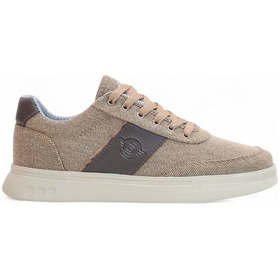 Resim 2197-dakırs Anatomik Tabanlı Erkek Keten Kumaşlı Sneakers Ayakkabı Kum 