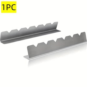 Resim 1 Adet Paslanmaz Çelik Izgara Aksesuarı - Eşit Isı Dağılımı için Sağlam Üçgen Yükseltilmiş Tasarım, Kamp, Piknik ve Bahçe Barbeküsü için Pas Dirençli & Kolay Temizlenebilir Dış Mekan Izgarası 