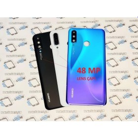 Resim Tkgz - P30 Lite Arka Pil Batarya Kapağı ( Kamera Lensli 48 Mp ) (503836509) Beyaz 