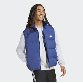 Resim Adidas Jm4080 Ess 3s Puf D V Erkek Spor Yelek Mavi 