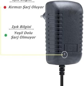 Resim 14.4V-1 Amper Akü Şarj Cihazı Jel Kuru Asitli Akülere Uygun (10 Amper ve Altında Aküler İçin Uygundur) (1 AMPER) 