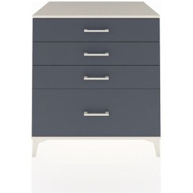 Resim Kronos Şifonyer 4 Çekmeceli 88x59x96 Aytaşı-antrasit Aytası 