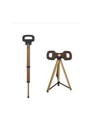 Resim Genel Markalar Katlanabilir Baston Tabure, Walking stick and portable stoo 
