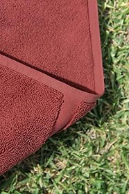 Resim %100 Pamuk 60x60 Paspas/Ayak Havlusu Kiremit 