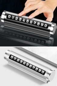 Resim Laurel Shop Alüminyum Kasa Gri Çevirmeli Numaratör 