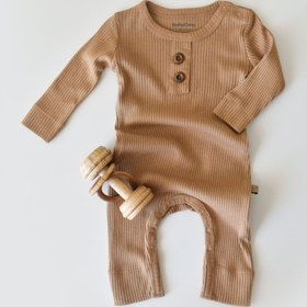 Resim BabyCosy Unisex Bebek Modal Uzun Kollu Tulum Terletmez Organik Bebek Tulumu 
