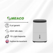 Resim Meaco Dry Arete One 10l Nem Alma Ve Hava Temizleme Cihazı 