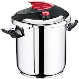 Resim Oms 5092 İklim Model Matik 12 Litre Düdüklü Tencere Kırmızı 