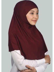 Resim Altobeh İkili Set Pratik Eşarp Hazır Türban Ve Hijab Tesettür Bonesi Bordo 