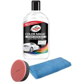 Resim Turtle Wax Renk Yenileyici Beyaz Cila 500 ML + Uygulama Süngeri 