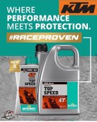 Resim Ktm 125/250/300 Motorex 2t Şanzuman Yağı 4lt 