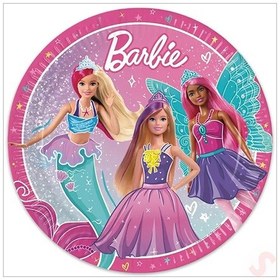 Resim Barbie Fantasy Karton Tabak - 23cm X 8 Adet 