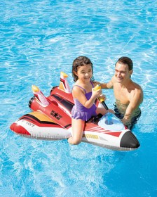 Resim Intex Kırmızı Savaş Uçağı Deniz Oyuncağı 