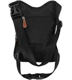 Resim CAKARD ÇOK GÖZLÜ SU GEÇİRMEZ SİYAH BEL BACAK OMUZ MOTORCU ÇANTASI 