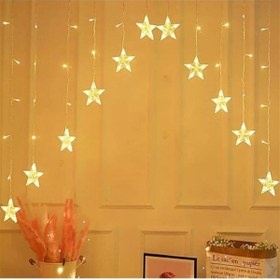 Resim Xnews Perde Led Yıldız Dekorlu 