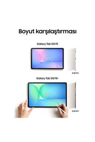 Resim Samsung Galaxy Tab S10 Fe+ 256Gb 12GB-13.1''Android Tablet + S Pen (Samsung Türkiye Garantili) 