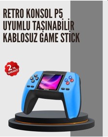 Resim Nostaljik Mini Gamepad 520 Hazır Oyun, Tak Ve Oyna 
