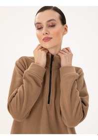 Resim Pierre Cardin Kadın Camel Sweatshirt 50300846-vr015 Camel 