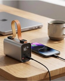 Resim 50000mah Yüksek Kapasiteli Power Bank Çoklu Çıkışlı Fast Charge Çok Renkli 