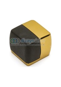 Resim Kapı Stoperi Gold Altın 34 Mm Vidalı-yapışkanlı 
