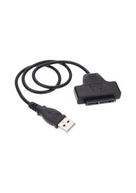 Resim Usb 2.0 To Mikro Sata Kablo 7 + 9 Pin Girişli 1.8 