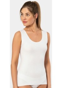 Resim Türen Kadın Lazer Kesim Pamuklu Atlet 906/beyaz 001 