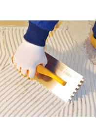 Resim Seramik Fayans Malası Tarağı 40 Cm Kapalı Sap 12x12 Kalın Diş 