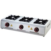 Resim Işıkgaz Silverinox Endüstriyel Lpg Tüplü Set Üstü Mini Üçlü 3 Gözlü Ocak Slvr-2906-g 
