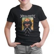 Resim Lord T-Shirt LordT-Shirt Megadeth - Vic 5 Siyah Çocuk Tshirt 