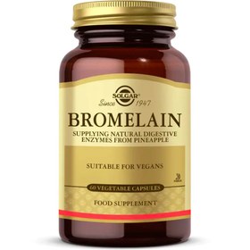 Resim SOLGAR Bromelain 60 Kapsül 