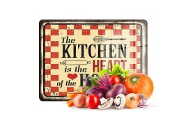 Resim Feyza Design Şık Cam Kesme Tahtası ve Sunumluk, 20X30CM, Kaliteli ve Kullanışlı 