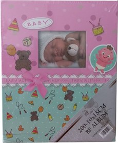 Resim Hidz 10 X 15 200'lük Bebek Albümü Desenli Penceresiz 